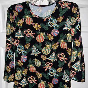 J. McLaughlin Holiday/Christmas Top Size Medium